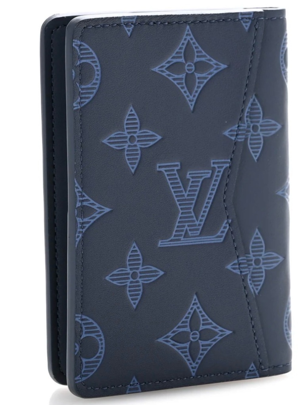 Louis Vuitton Navy Blue Monogram Card Case